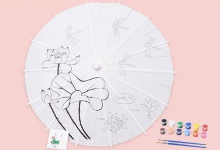 小江玩创社｜春日艺术奇遇—雨中花·油纸伞:油纸伞