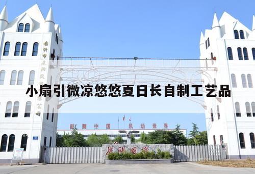 小扇引微凉悠悠夏日长自制工艺品